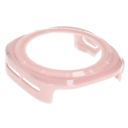 Etui ze szkłem do zegarka Bizon Case+Glass Watch do Galaxy Watch Ultra 47 mm, różowe