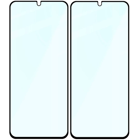 Szkło hartowane Bizon Glass Edge Duo do Xiaomi Redmi A5 4G / POCO C71 4G, czarna ramka, 2 sztuki