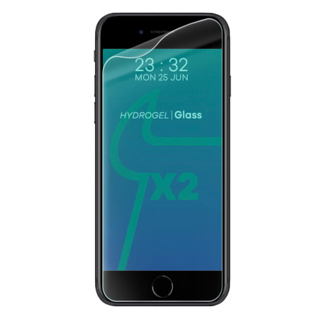 Folia hydrożelowa na ekran Bizon Glass Hydrogel, iPhone SE 2022/2020/ 8/ 7, 2 sztuki
