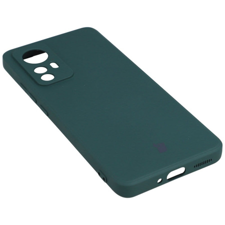 Etui Bizon Case Silicone do Xiaomi 12/12x, ciemnozielone