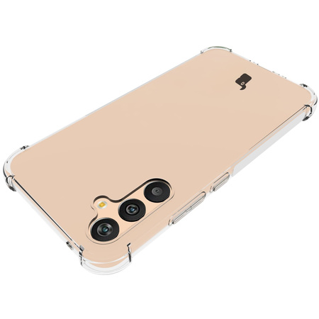 Etui + 2x szkło Bizon Case Clear Pack do Samsung Galaxy A34 5G, przezroczyste