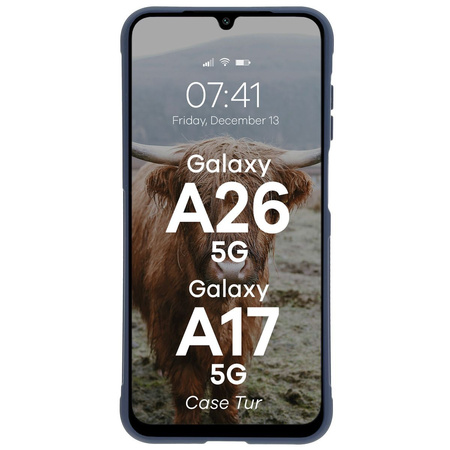 Pancerne etui Bizon Case Tur do Galaxy A17 5G / A26 5G, granatowe