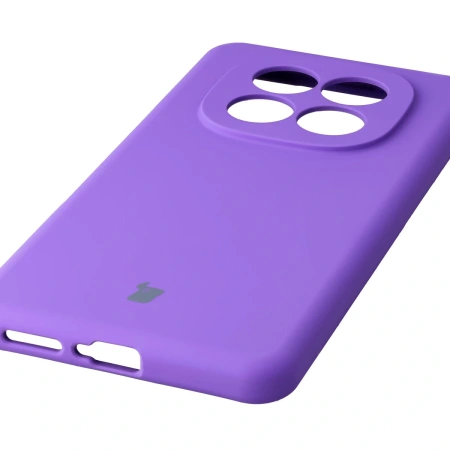 Silikonowe etui Bizon Soft Case do Xiaomi Redmi Note 15 Pro 4G, fioletowe