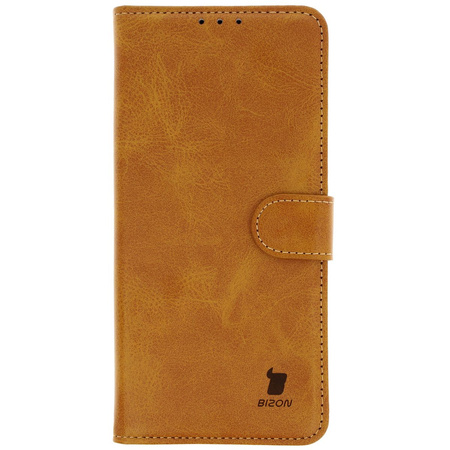 Etui z klapką Bizon Case Pocket do Xiaomi 14T Pro, brązowe