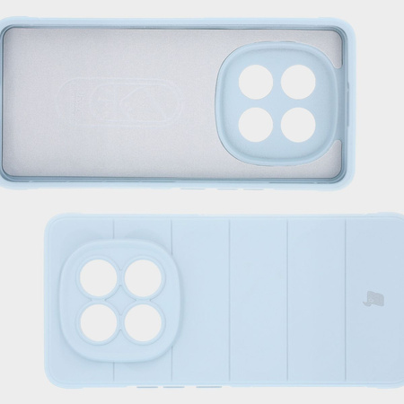 Pancerne etui Bizon Case Tur do Xiaomi Redmi Note 14 Pro Plus 5G, jasnoniebieskie