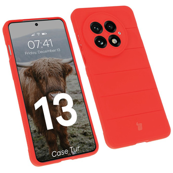 Pancerne etui Bizon Case Tur do OnePlus 13, czerwone