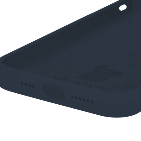 Etui silikonowe Bizon Soft Case do iPhone 14 Pro Max, ciemnoniebieskie