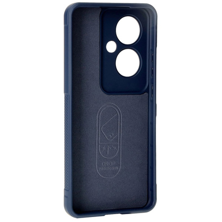 Pancerne etui Bizon Case Tur do Oppo Reno11 F 5G, granatowe