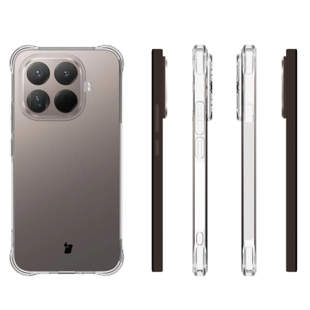 Elastyczne etui + 2x szkło hartowane Bizon Case Clear Pack do Xiaomi 15T Pro