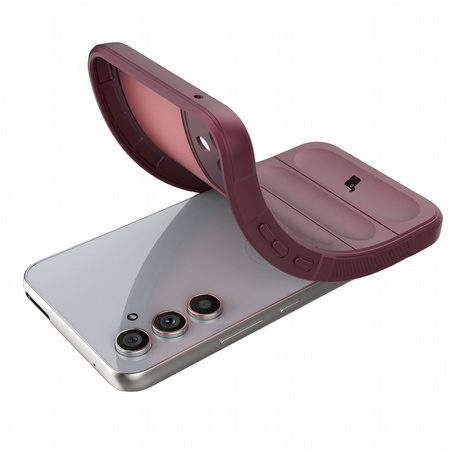 Pancerne etui Bizon Case Tur do Galaxy A54 5G, burgundowe