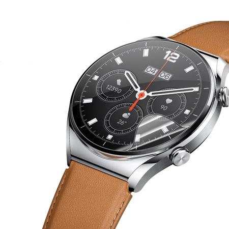 Folia hydrożelowa na ekran Bizon Glass Watch Hydrogel Duo do Redmi Smart Band 2 / Xiaomi Mi Band 8 Active, 2 sztuki