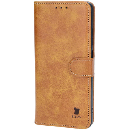 Etui z klapką Bizon Case Pocket do Realme 12 / 12x, brązowe
