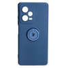 Etui Bizon Case Silicone Ring Sq do Xiaomi Redmi Note 12 Pro Plus 5G, granatowe