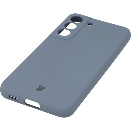 Etui Bizon Case Silicone do Galaxy S22, szare