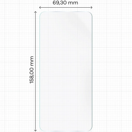 Folia hydrożelowa na ekran Bizon Glass Hydrogel Front do Realme 14x 5G / C55 / C75 / OnePlus Nord CE 3 Lite / Oppo A60 4G, 1 sztuka