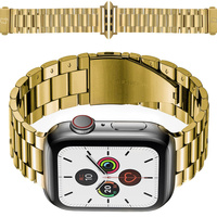 Pasek ze stali nierdzewnej Bizon Strap Watch Aura do Apple Watch 38/40/41/42 mm, złoty