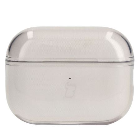 Etui Bizon Case Headphone Clear do Airpods Pro 2, przezroczysto-czarne