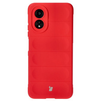 Pancerne etui Bizon Case Tur do Oppo A38 4G, czerwone
