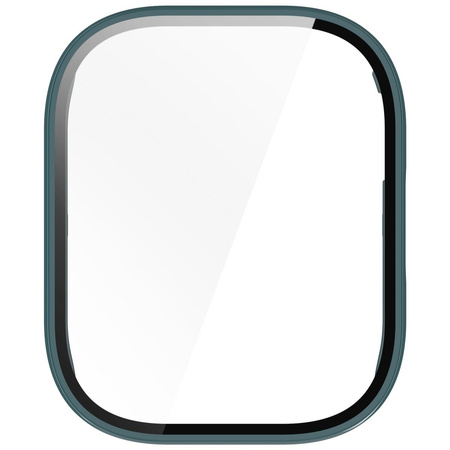 Etui ze szkłem do zegarka Bizon Case Watch Adamo do Xiaomi Redmi Watch 5 Active, zielone