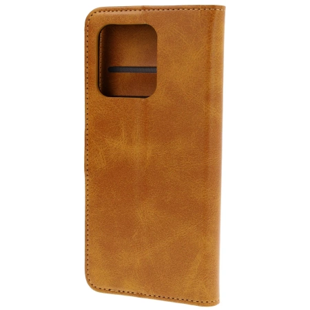 Etui z klapką Bizon Case Pocket do Motorola Edge 60 Fusion / 60, brązowe