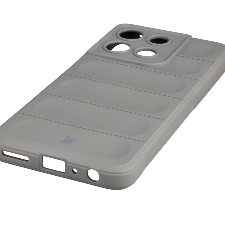 Pancerne etui Bizon Case Tur do Motorola Moto G56 5G, jasnoszare