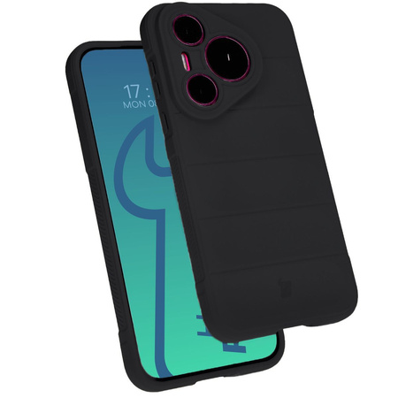 Pancerne etui Bizon Case Tur do Huawei Pura 70, czarne