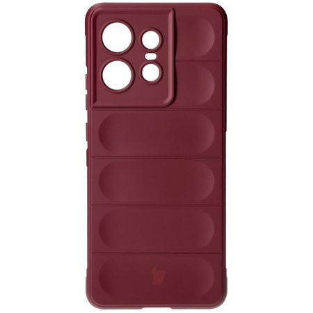 Pancerne etui Bizon Case Tur do Motorola Edge 50 Pro, burgundowe