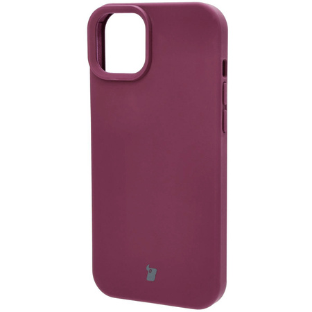 Silikonowe etui Bizon Soft Case do iPhone 15 Plus, ciemnofioletowe