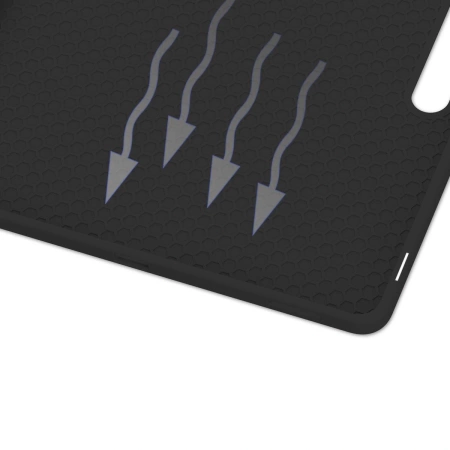 Etui z klapką Bizon Case Tab Lizard do Galaxy Tab S10 FE Plus, czarne