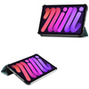 Etui Bizon Case Tab Croc do Apple iPad Mini (A17 Pro) 2024 / iPad Mini 6 2021, ciemnozielone