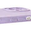 Ekologiczne etui Bizon Bio-Case do iPhone 12, fioletowe