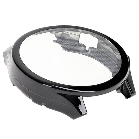 Etui z osłoną ekranu Bizon Case Watch Felipe do OnePlus Watch 3 / Oppo Watch X2, czarne