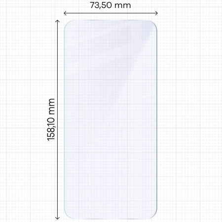 Elastyczne szkło hybrydowe Bizon Glass Mule do Xiaomi 15T