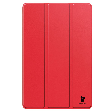 Etui z klapką Bizon Case Tab Croc do Realme Pad 2 11.5, czerwony