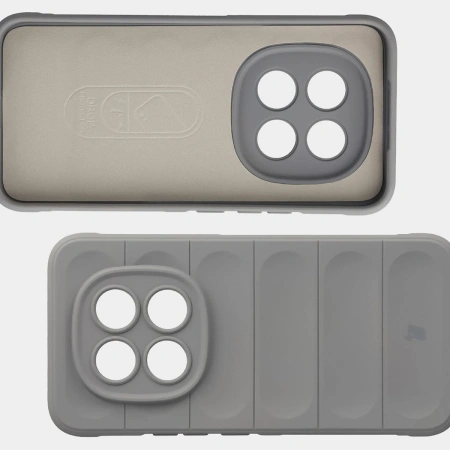 Pancerne etui Bizon Case Tur do Xiaomi Redmi Note 15 Pro Plus 5G / POCO M8 Pro 5G, jasnoszare