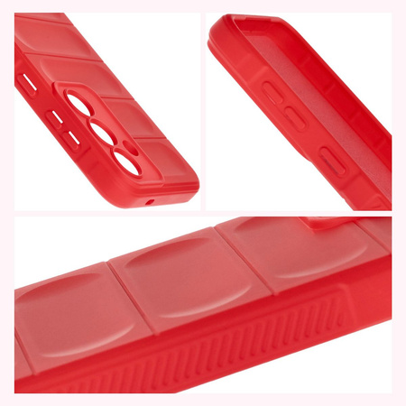 Pancerne etui Bizon Case Tur do Galaxy S25, czerwone