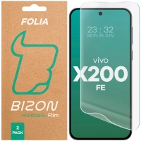 Folia hydrożelowa na ekran Bizon Glass Hydrogel Front Duo do Vivo X200 FE, 2 sztuki