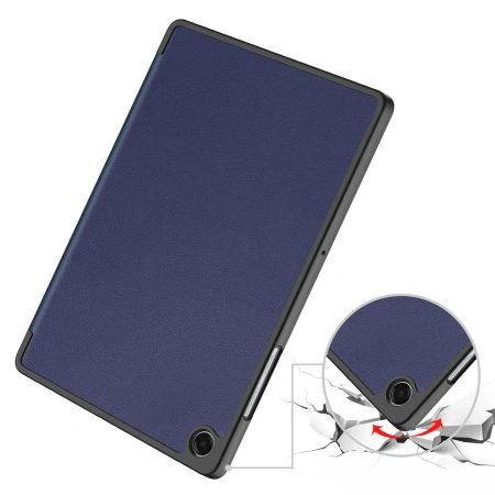 Etui z klapką Bizon Case Tab Lizard do Galaxy Tab A11 Plus / A9 Plus, granatowe