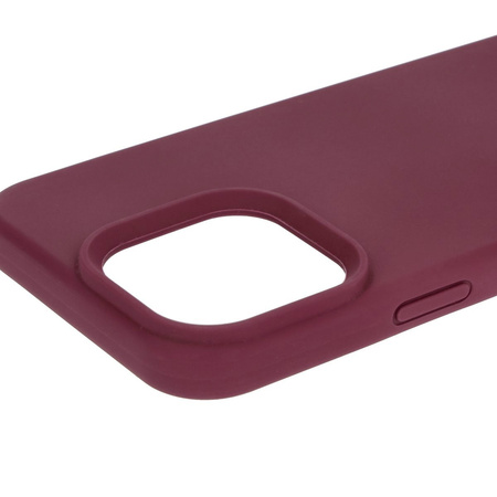 Silikonowe etui Bizon Soft Case do iPhone 16 Pro Max, ciemnofioletowe