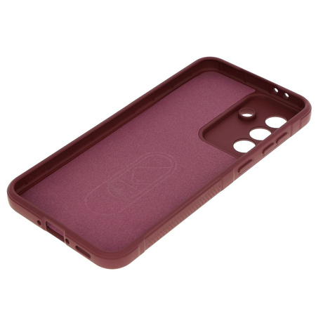 Pancerne etui Bizon Case Tur do Galaxy A36 5G / Galaxy A56 5G, burgundowe