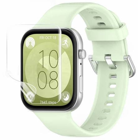 Folia hydrożelowa na ekran Bizon Glass Watch Hydrogel do Huawei Watch Fit 3, 2 sztuki