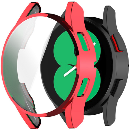 Etui Bizon Case Watch Felipe do Galaxy Watch FE / Watch 4 40 mm, czerwone