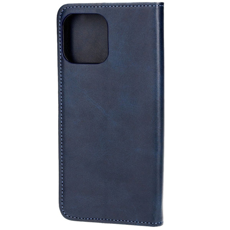 Etui z klapką Bizon Case Pocket Pro do iPhone 13 Pro Max, granatowe