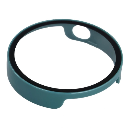 Etui ze szkłem do zegarka Bizon Case+Glass Watch do Xiaomi Watch S4 41 mm, zielone