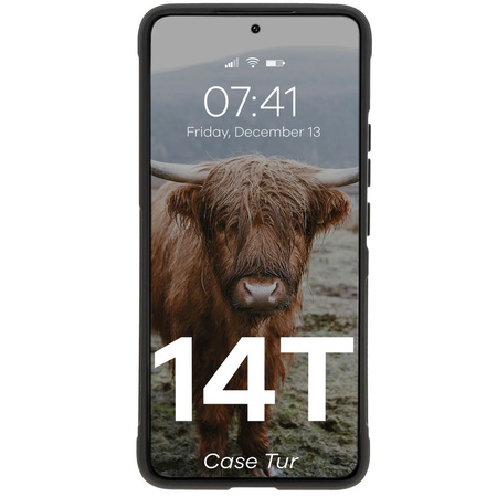 Pancerne etui Bizon Case Tur do Xiaomi 14T, czarne