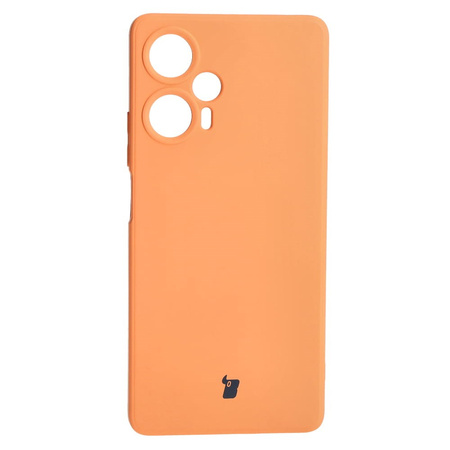 Etui Bizon Case Silicone Sq do Xiaomi Poco F5, pomarańczowe