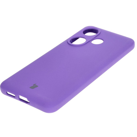 Silikonowe etui Bizon Soft Case do Xiaomi Poco F6, fioletowe