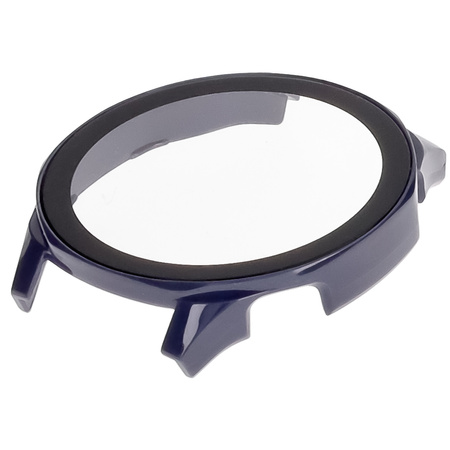 Etui ze szkłem do zegarka Bizon Case+Glass Watch do Huawei Watch GT 5 46 mm, niebieskie