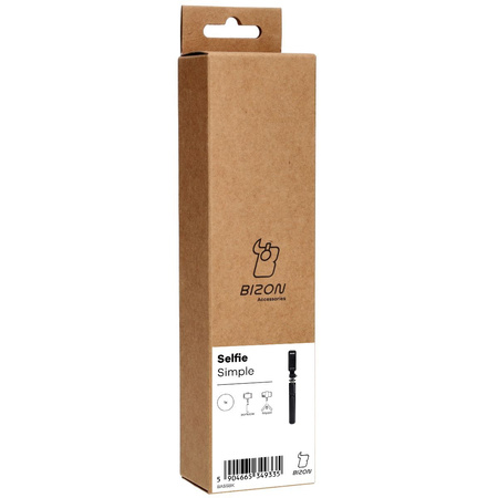 Kijek do selfie / tripod z pilotem Bizon Accessories Selfie Simple, czarny