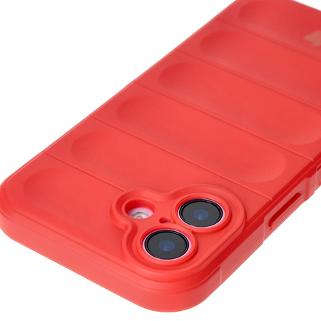 Pancerne etui Bizon Case Tur do iPhone 16, czerwone